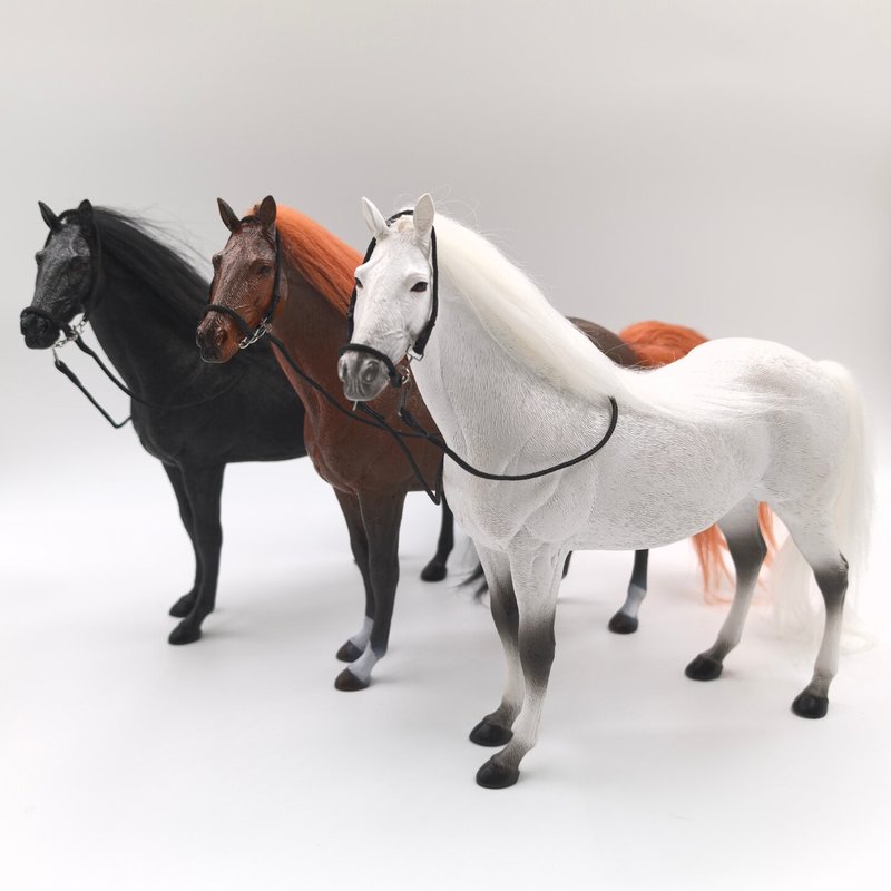 Model Kit Horse - Symulowany Model Konia w Skali 1/12