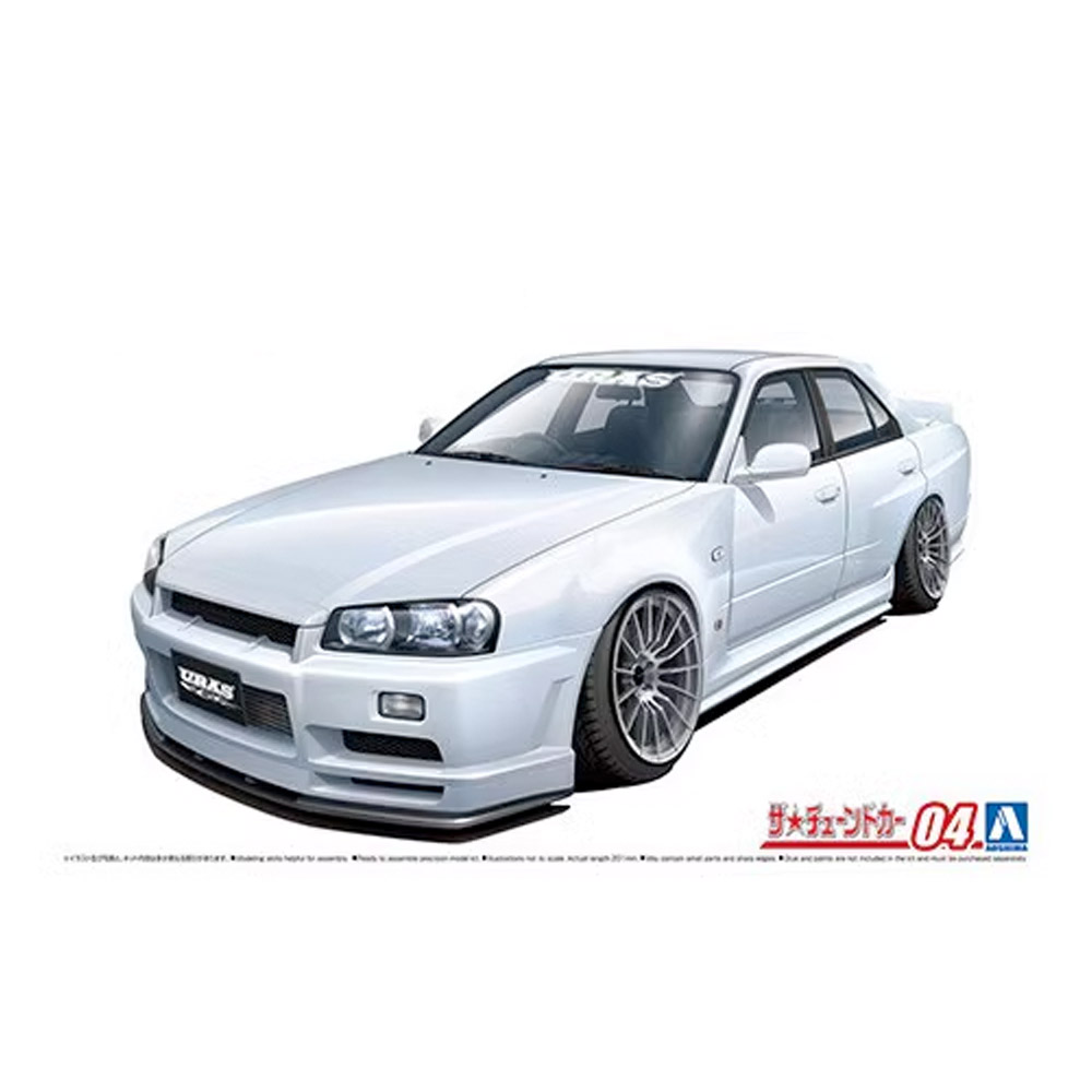 Model Kit Nissan Skyline - Aoshima 05534 1/24 Skala Skyline ER34