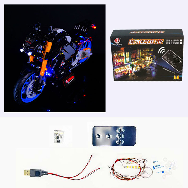Model Kit Yamaha - Zestaw oświetlenia LED do LEGO 42159