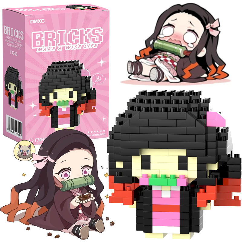 Model Kit Kaiju No 8 - Demon Slayer Klocki Mikro Figurki Anime