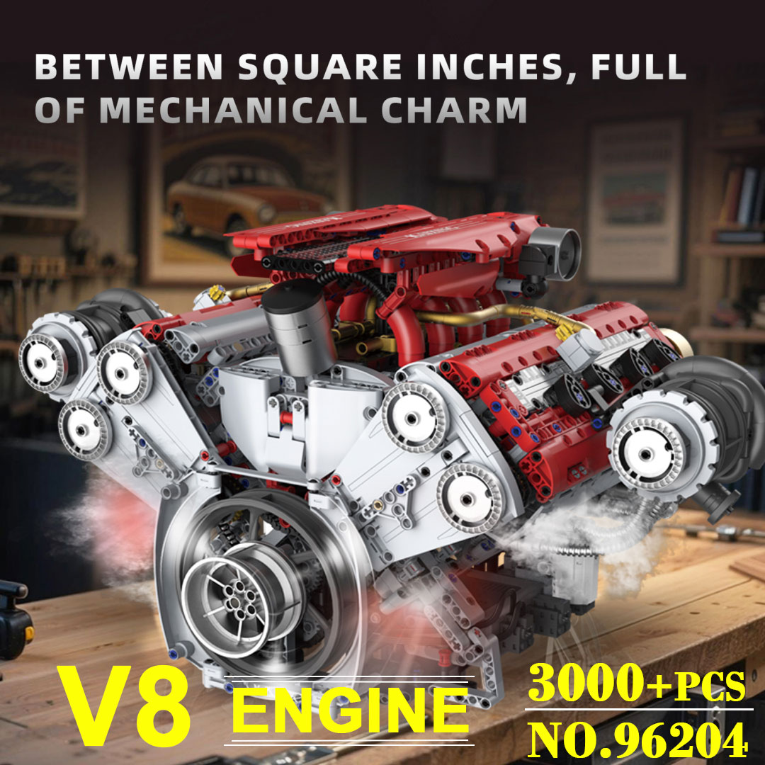 Zestaw klocków konstrukcyjnych – Model Kit Engine V8 recenzja i cena