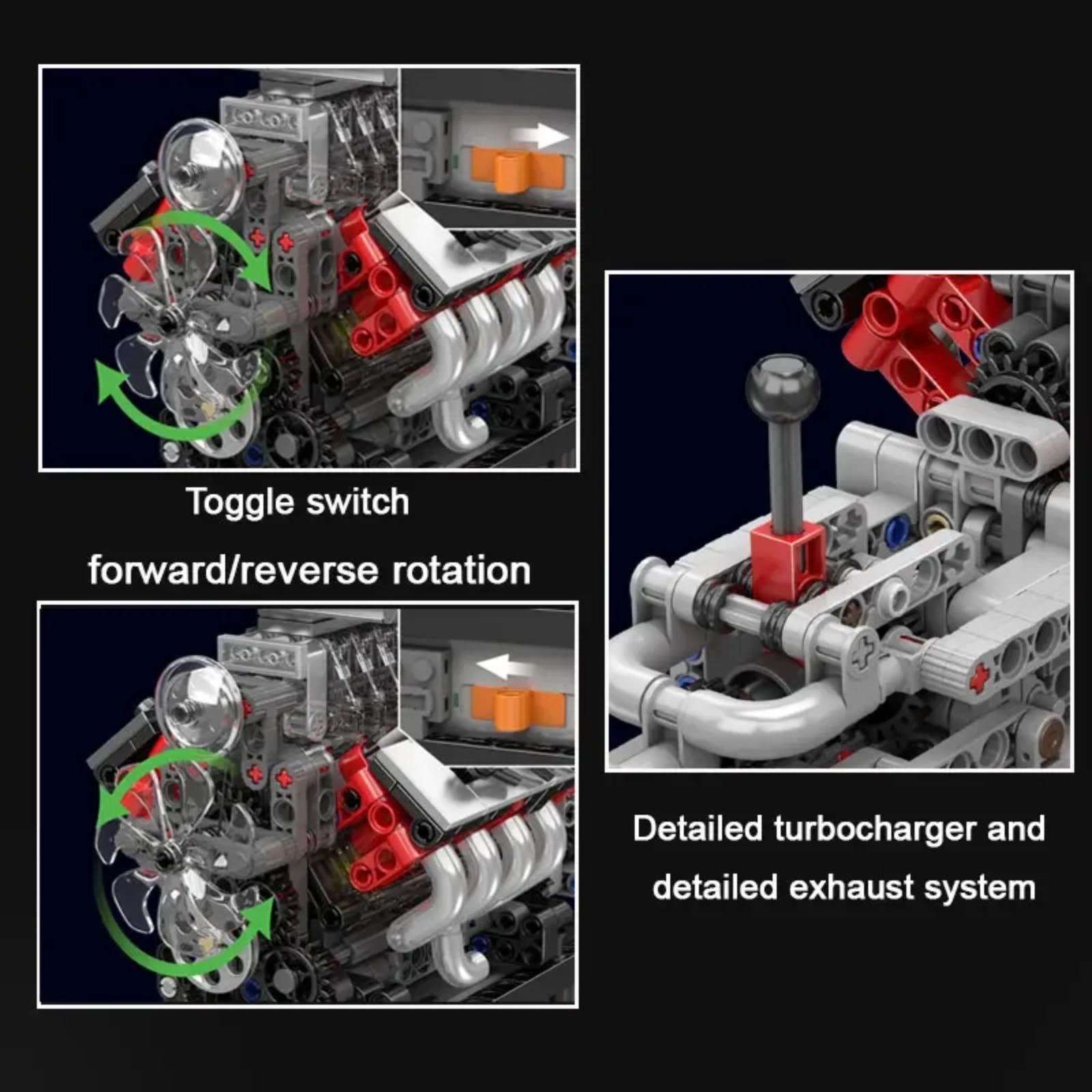 Mould King 10225 Zestaw do bud – Model Kit Engine V8 recenzja i cena