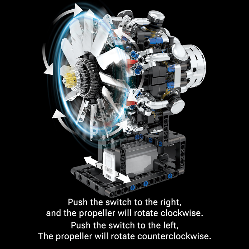 Model samolotu z silnikiem V8, – Model Kit Engine V8 recenzja i cena