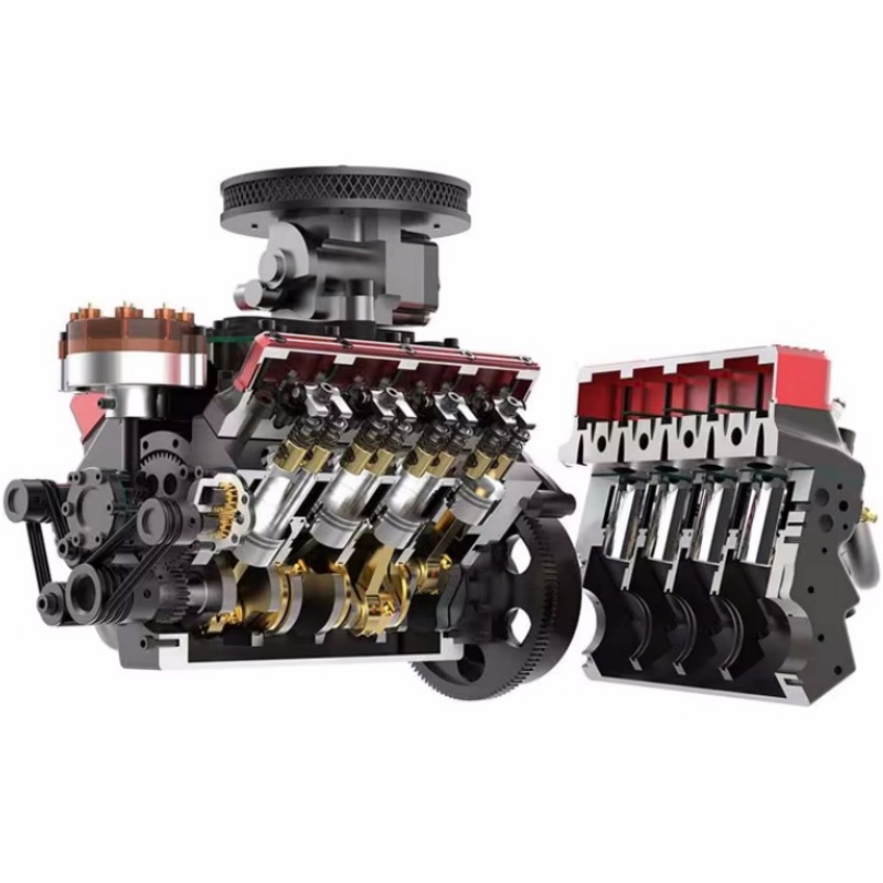 Zestaw silnika TOYAN V8, 4-suw – Model Kit Engine V8 recenzja i cena