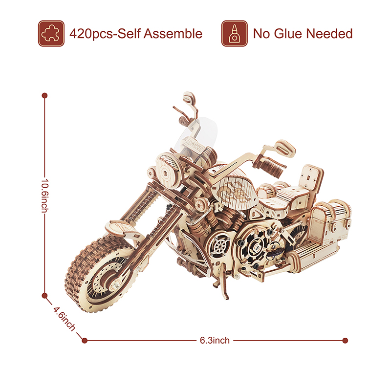 Robotime Motocykl Puzzle 3D Dr – Model Kit Motor Nuclear recenzja i cena