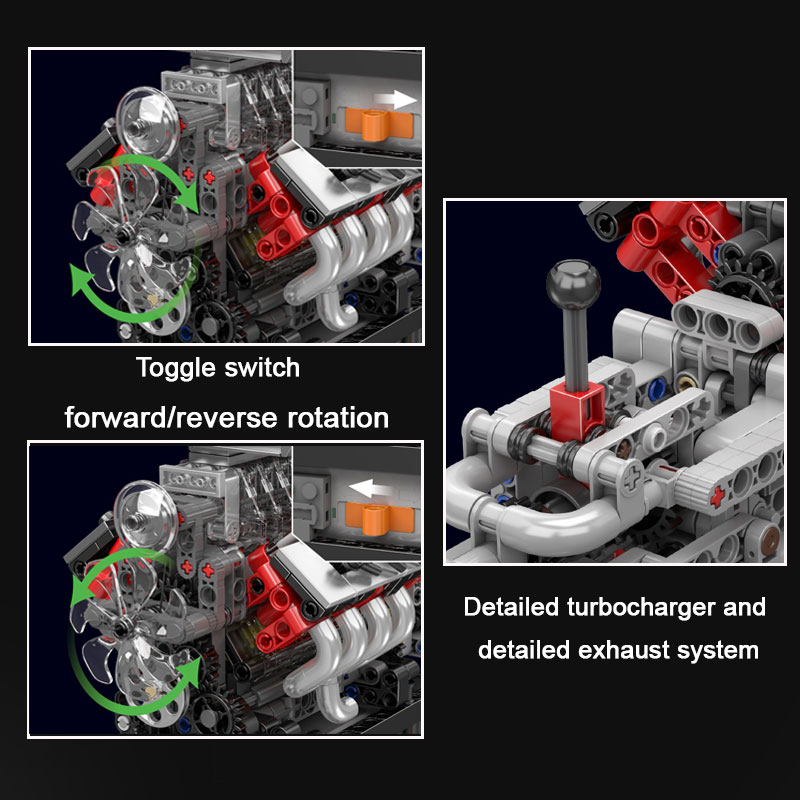 Model samochodu z silnikiem V8 – Model Kit Engine V8 recenzja i cena