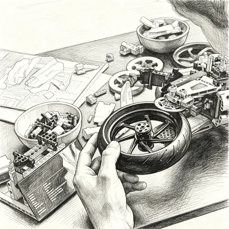 1920 elementów motocyklowego z – Model Kit Motor Nuclear recenzja i cena