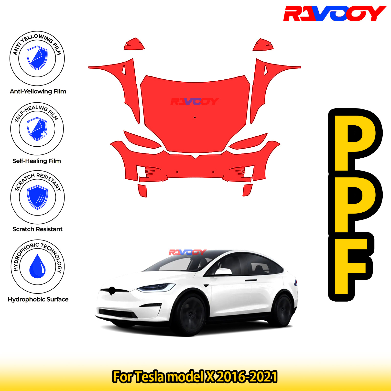 Dla Tesla Model X 2016-2021 Bł – Paint Model Kit recenzja i cena