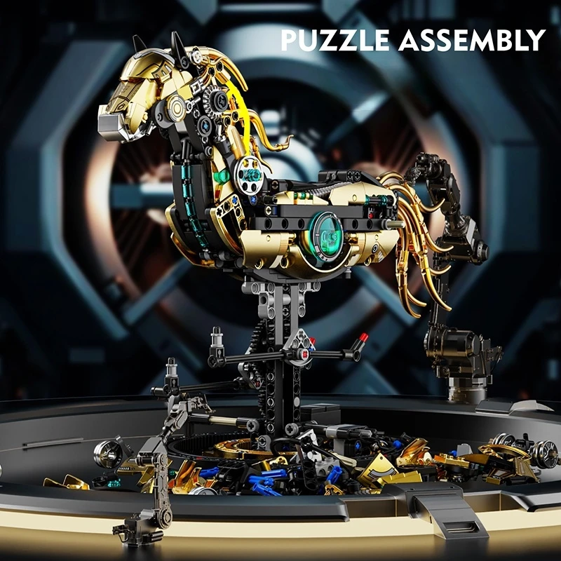 Zestaw klocków konstrukcyjnych – Model Kit Horse recenzja i cena