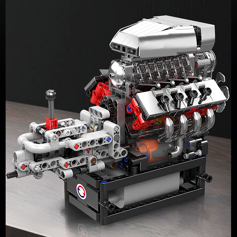 Mould King 10225 Techniczny Si – Model Kit Engine V8 recenzja i cena