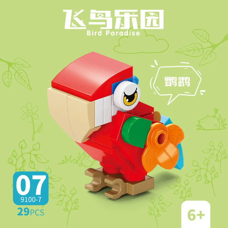 Klocki Zwierzęta Ptak Raj Kruk – Model Kit For Girls recenzja i cena