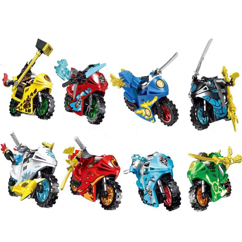 Figurki Ninja Motocykl Klocki  – Model Kit Motor Nuclear recenzja i cena