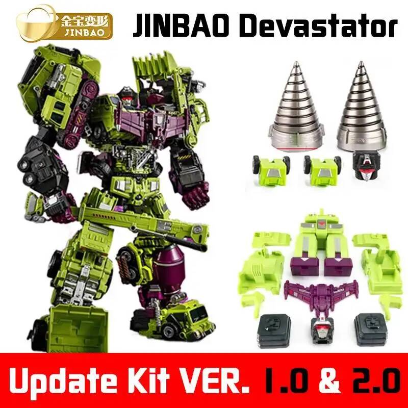 Jinbao Devastator aktualizacja – Model Kit Transformers recenzja i cena