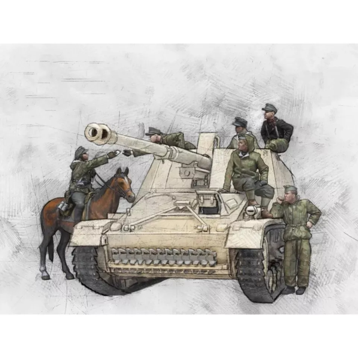Model żołnierza z żywicy w ska – Model Kit Horse recenzja i cena